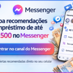 Receba recomendações de empréstimo de até R$ 2.500 no Messenger