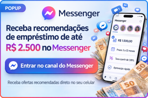 Receba recomendações de empréstimo de até R$ 2.500 no Messenger